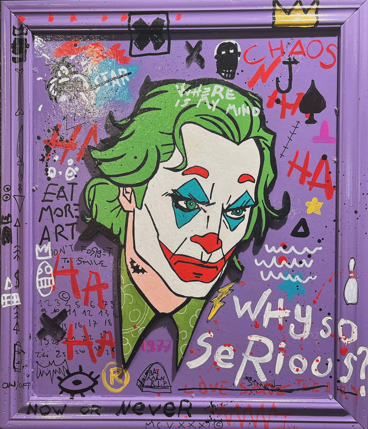 Joker in the purple