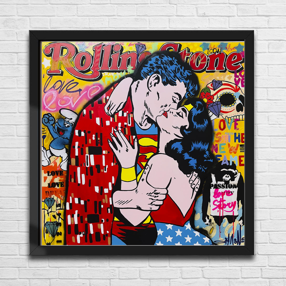 Gustav Klimt VS Superheroes