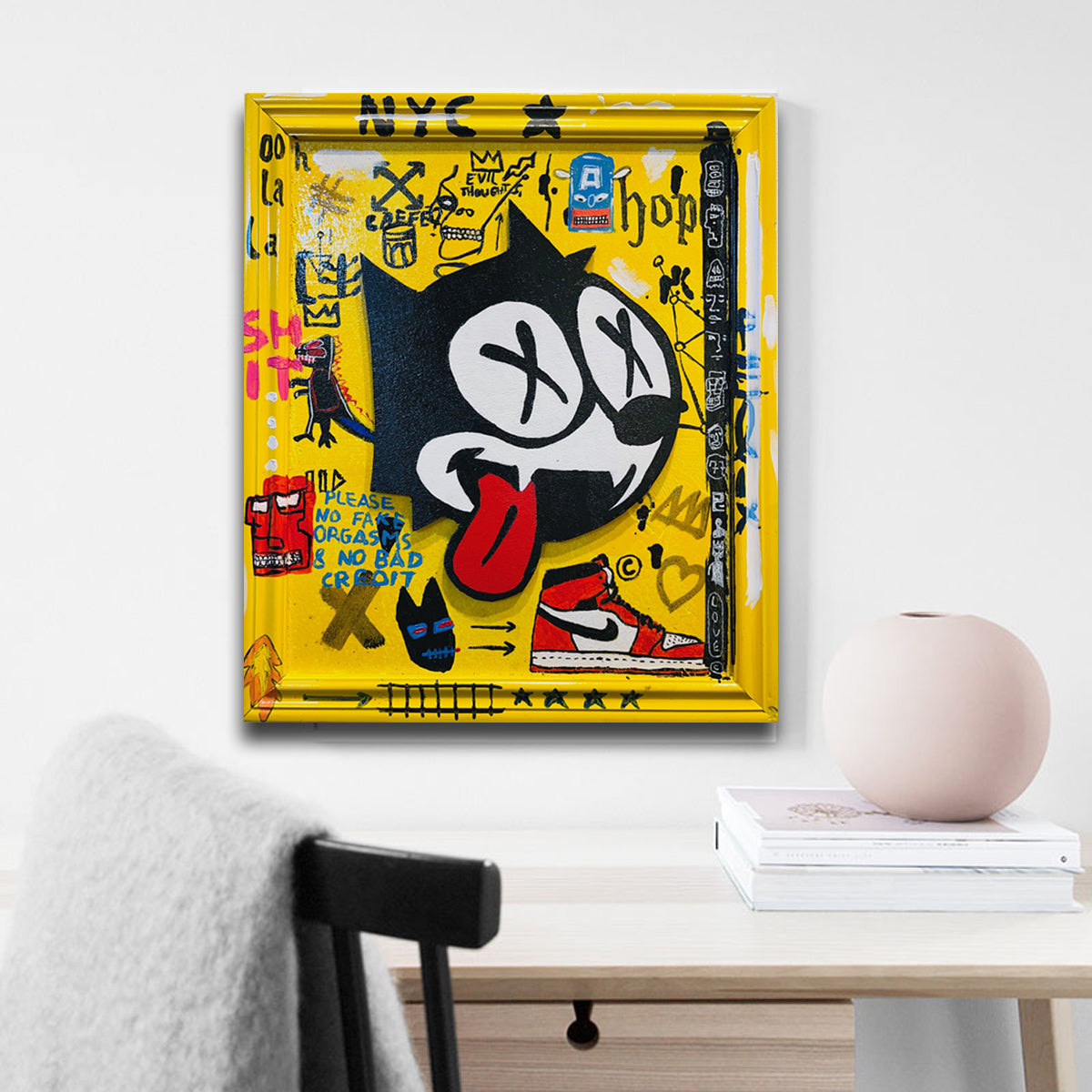 Felix the cat graffiti ON COMMISSION