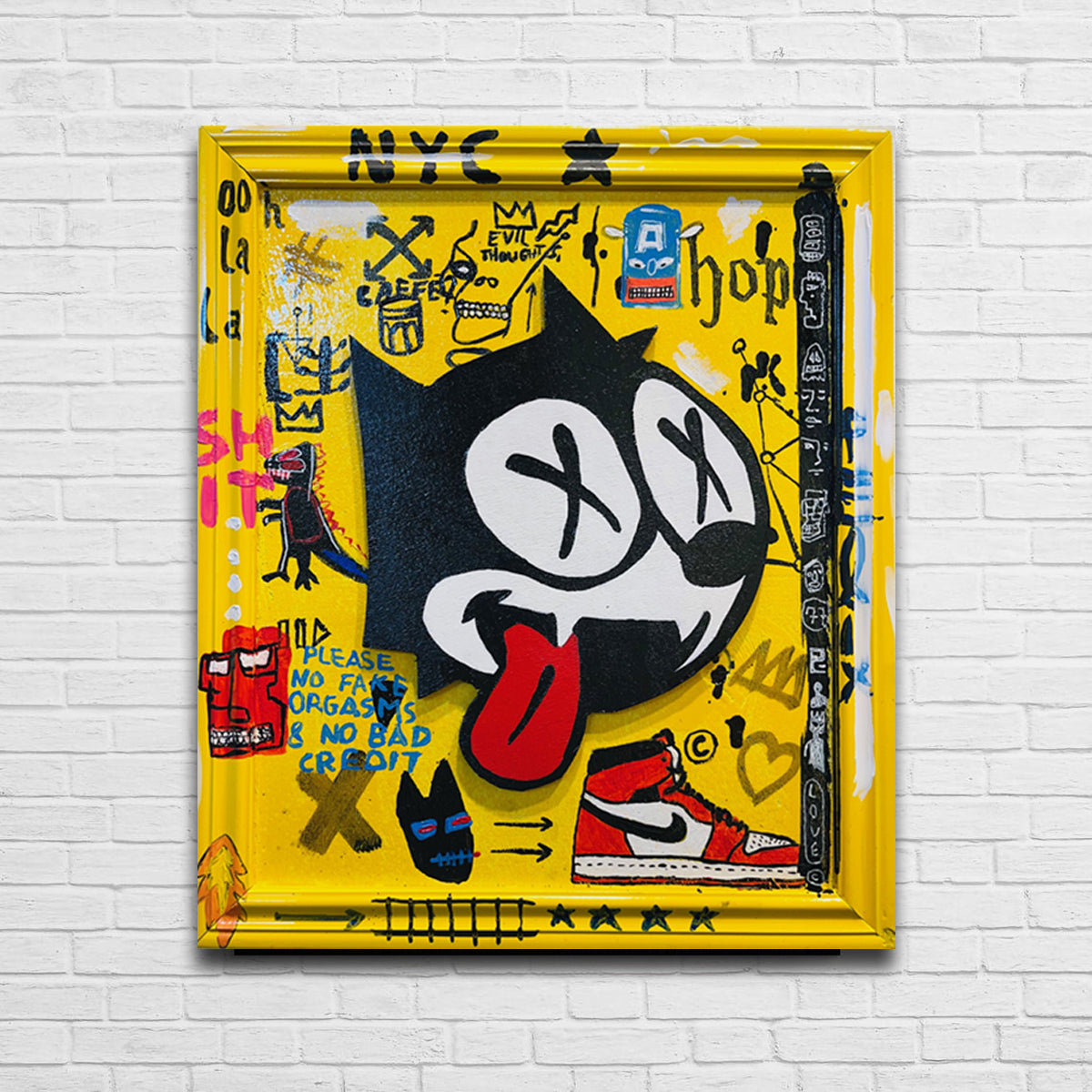Felix the cat graffiti ON COMMISSION