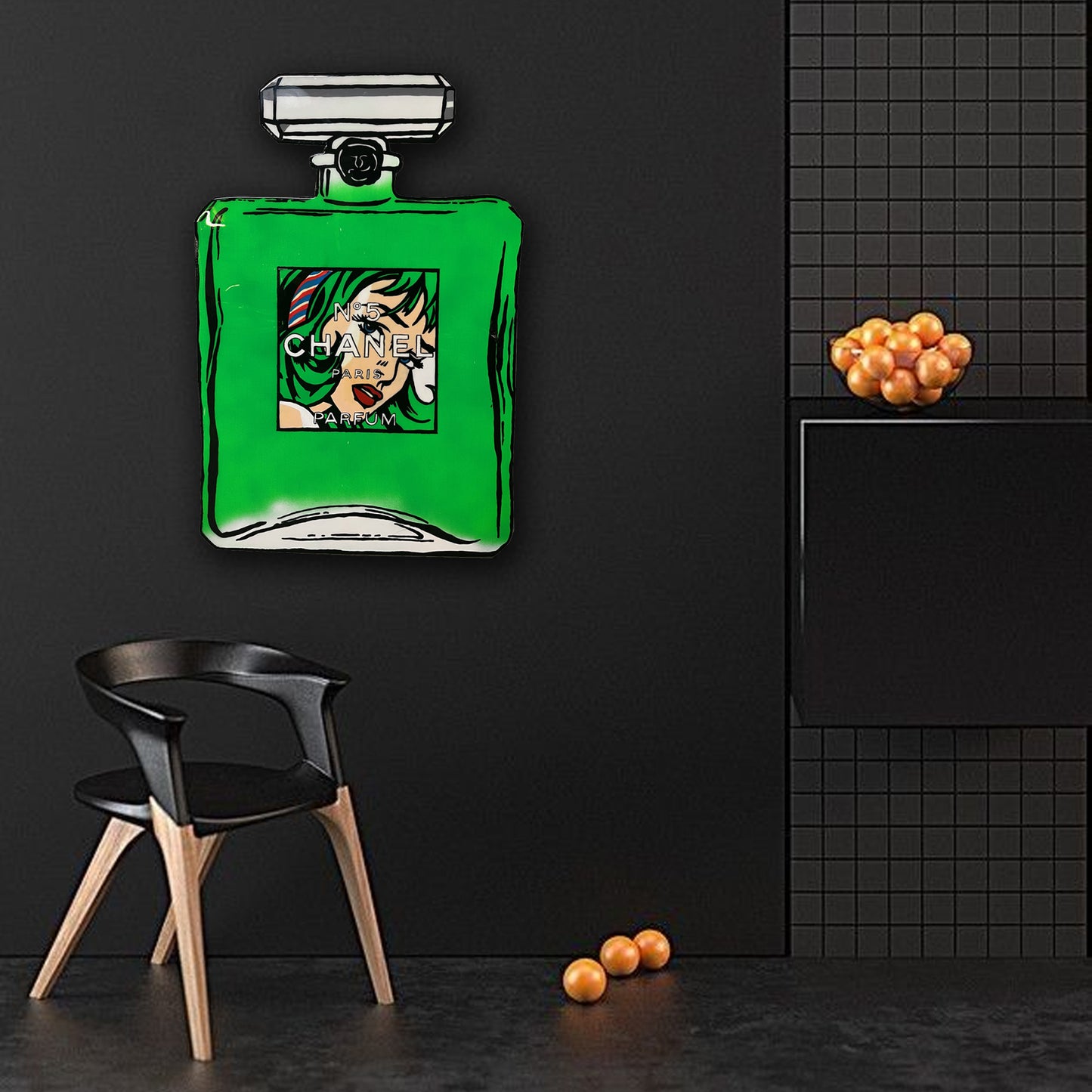 Chanel N.5 Green Roy Lichtenstein Edition