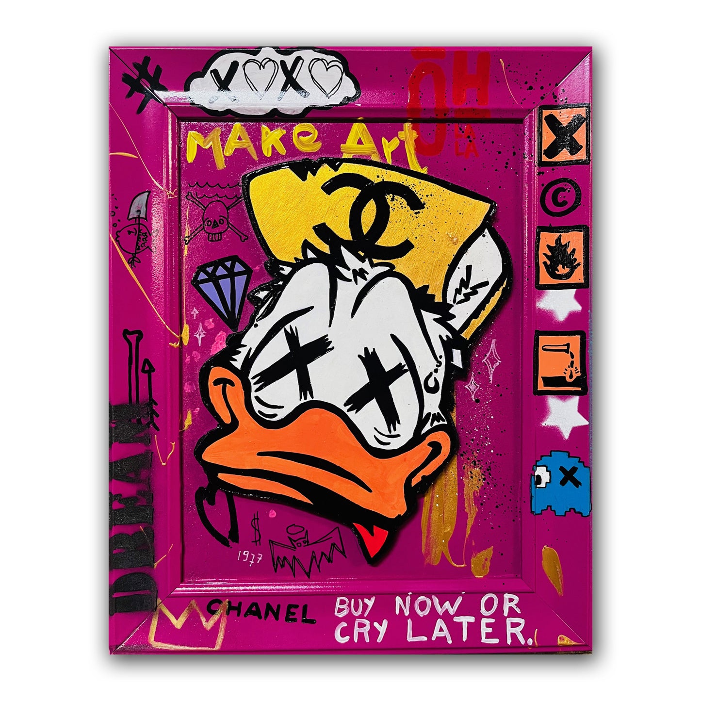 Crazy donald duck