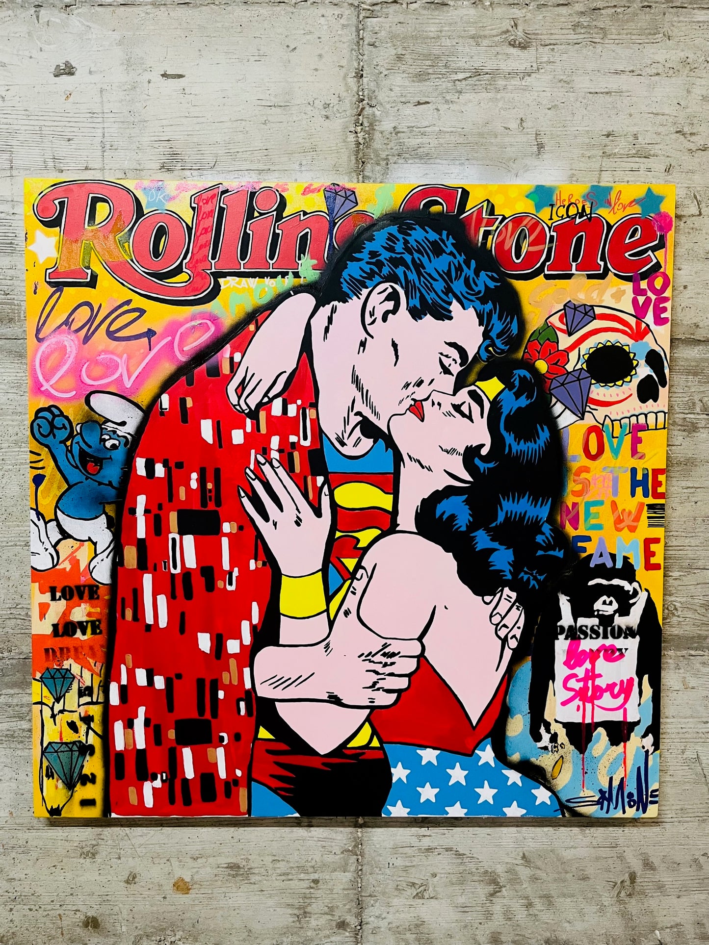 Gustav Klimt VS Superheroes