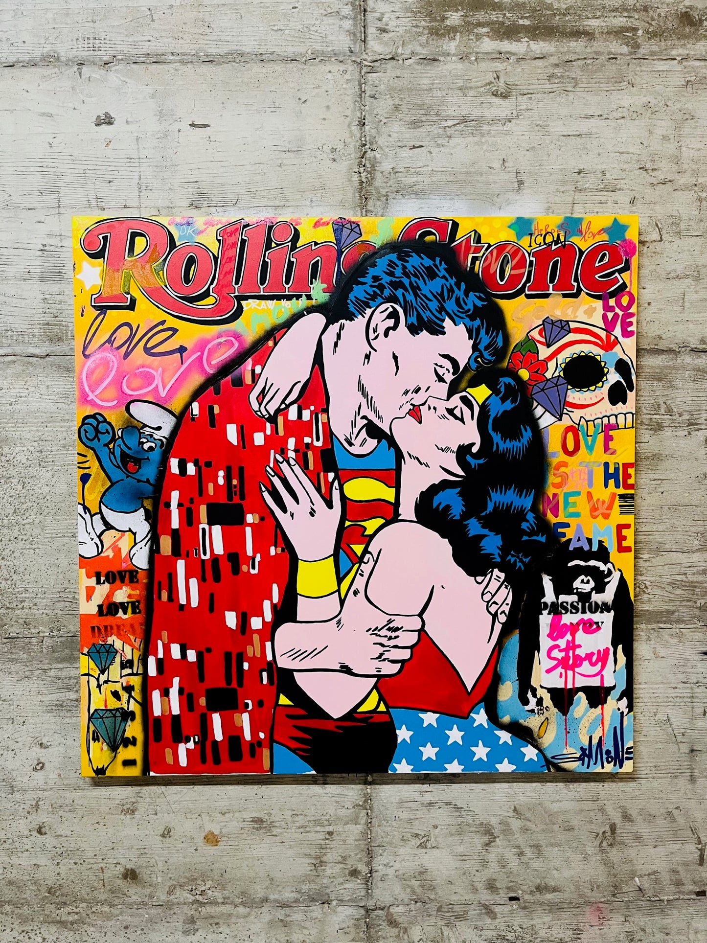 Gustav Klimt VS Superheroes