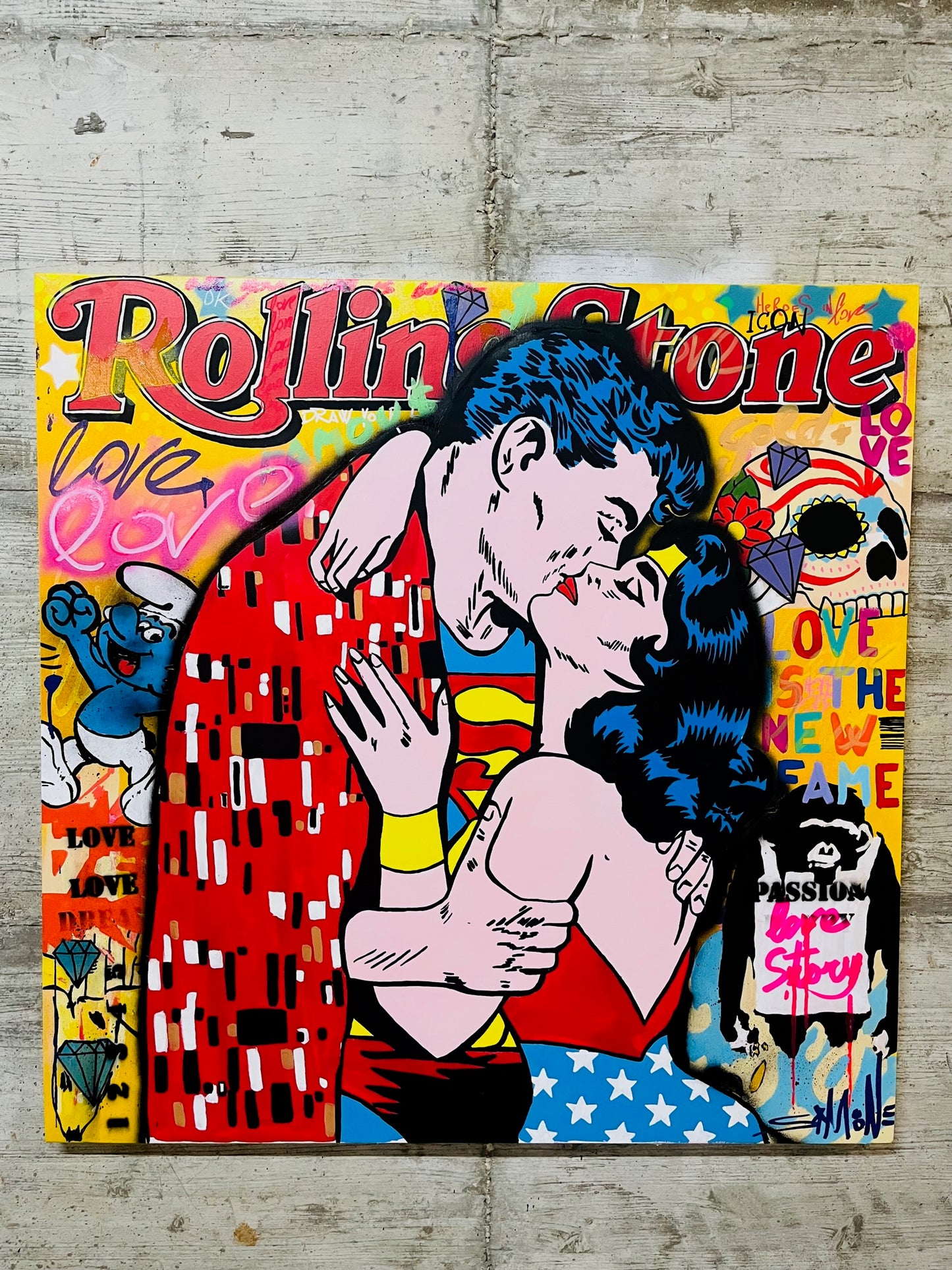 Gustav Klimt VS Superheroes
