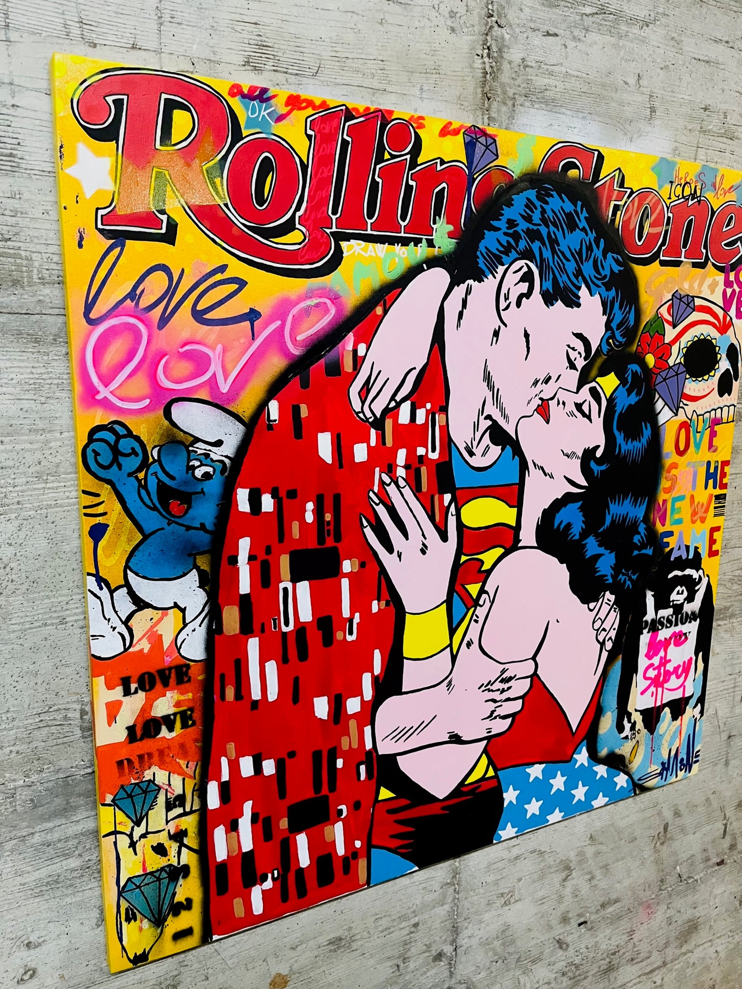 Gustav Klimt VS Superheroes