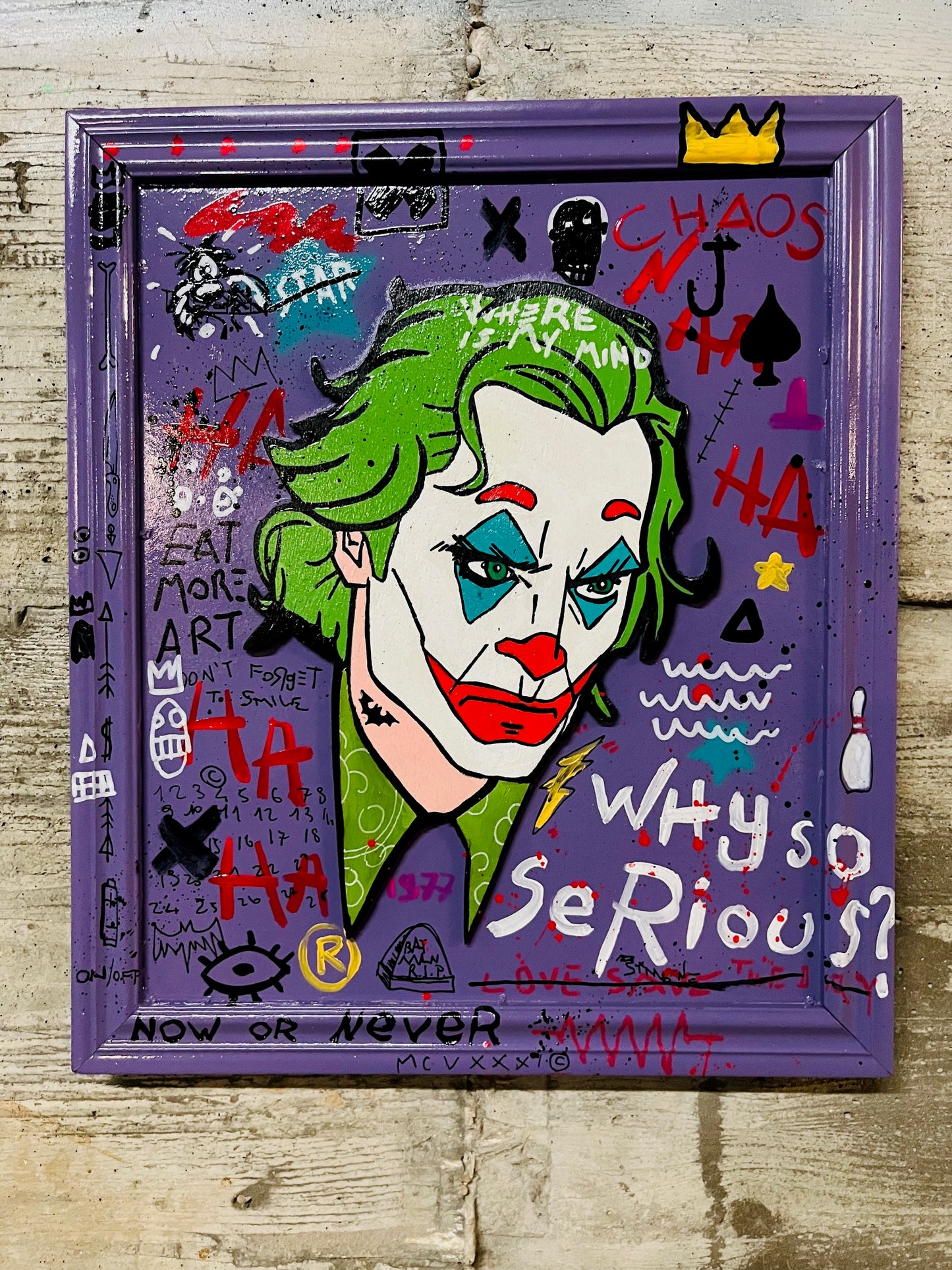 Joker in the purple