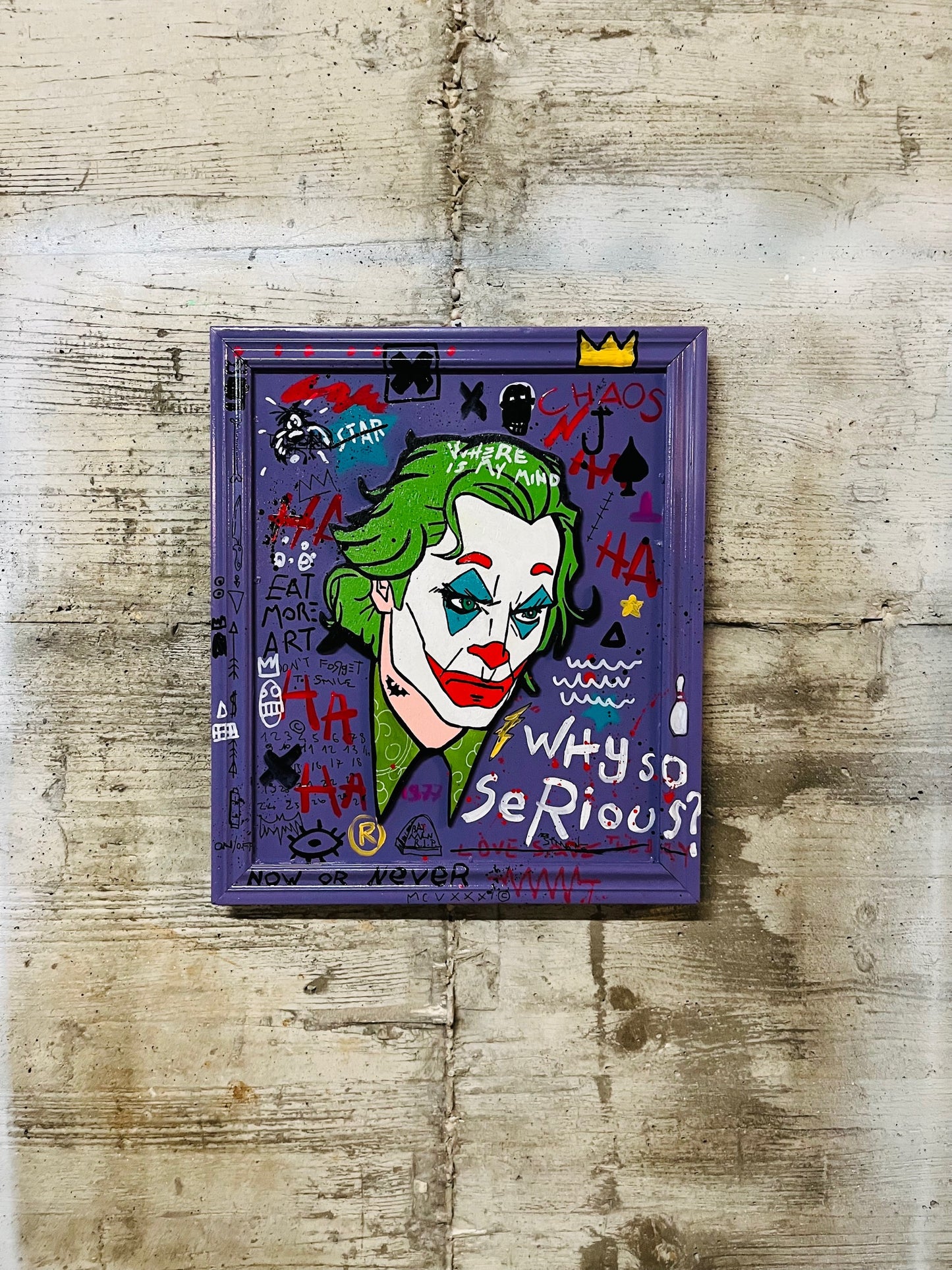 Joker in the purple