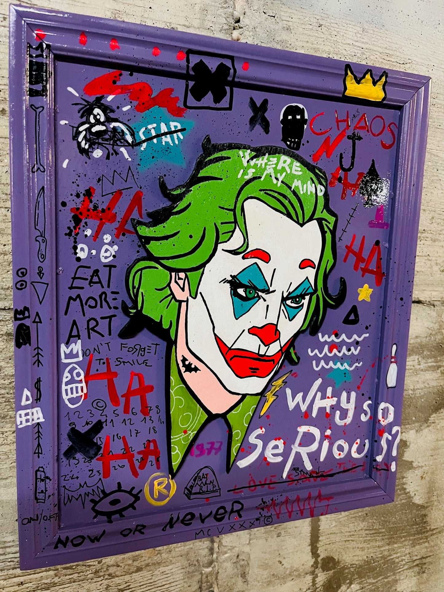 Joker in the purple