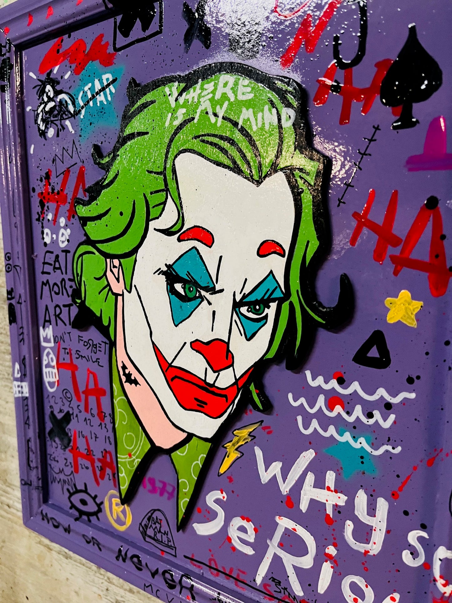Joker in the purple