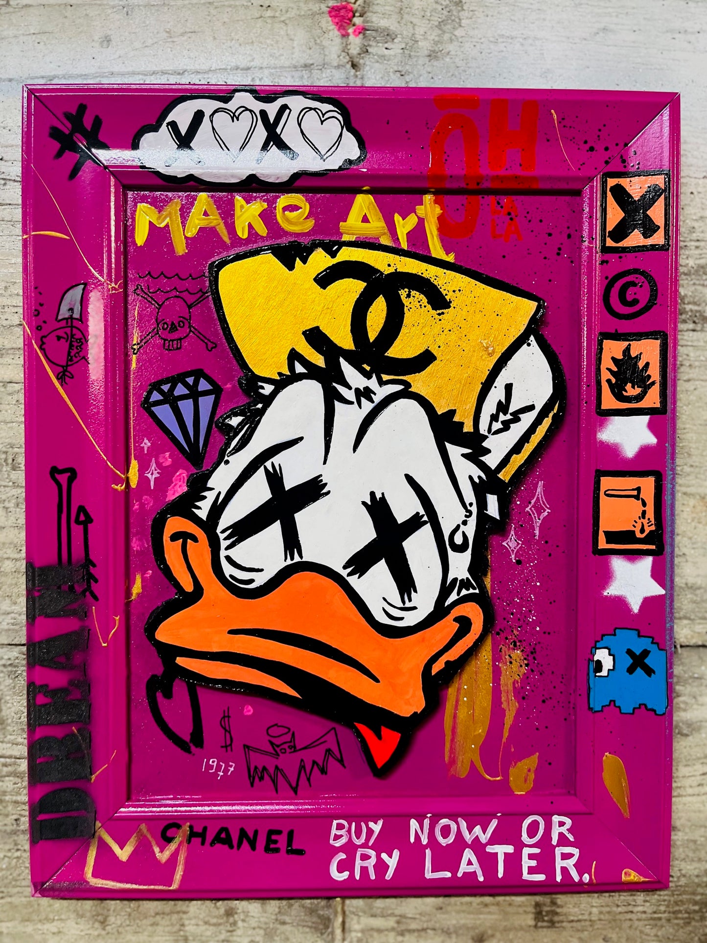 Crazy donald duck