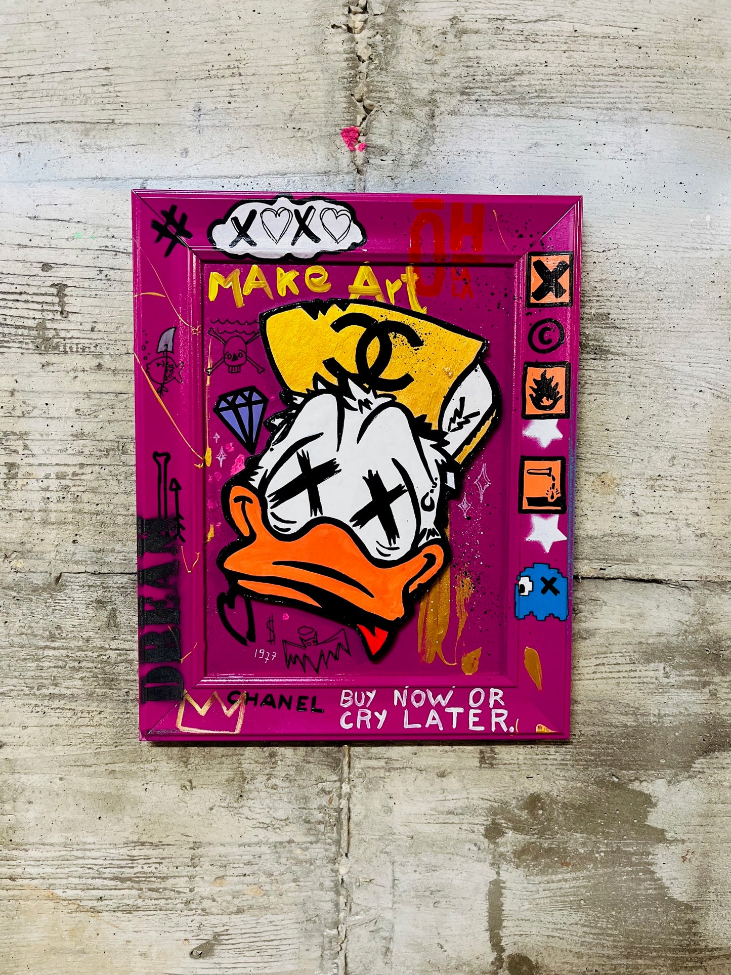 Crazy donald duck