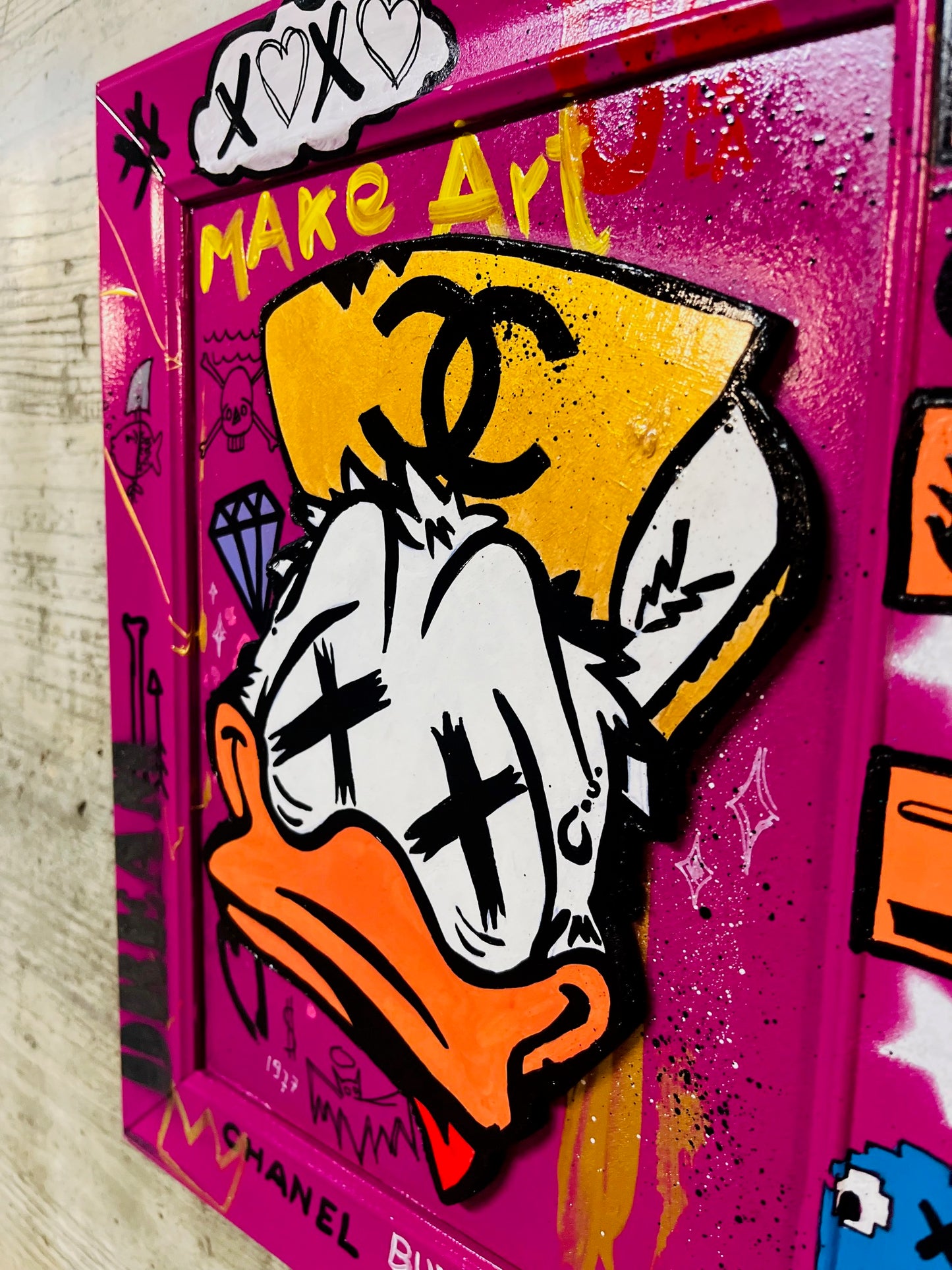 Crazy donald duck