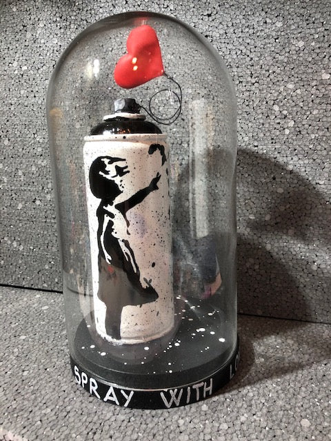 SPRAY WITH LOVE - Girl with balloon BANKSY Edition