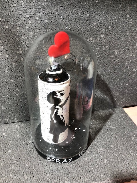 SPRAY WITH LOVE - Girl with balloon BANKSY Edition