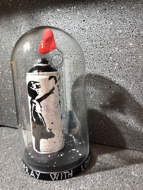 SPRAY WITH LOVE - Girl with balloon BANKSY Edition