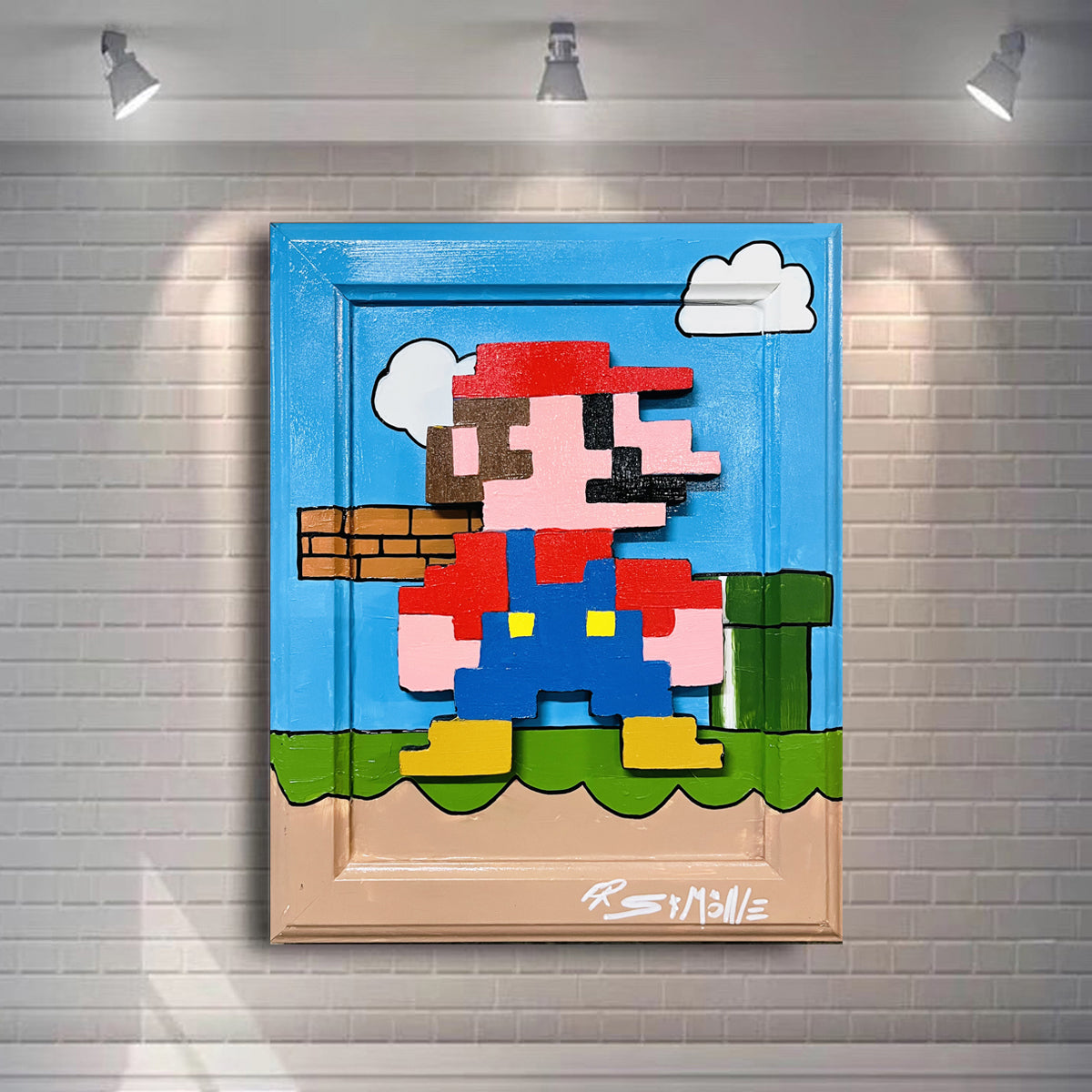 Super Mario 3d Pixel (NOW ON COMMISSION)