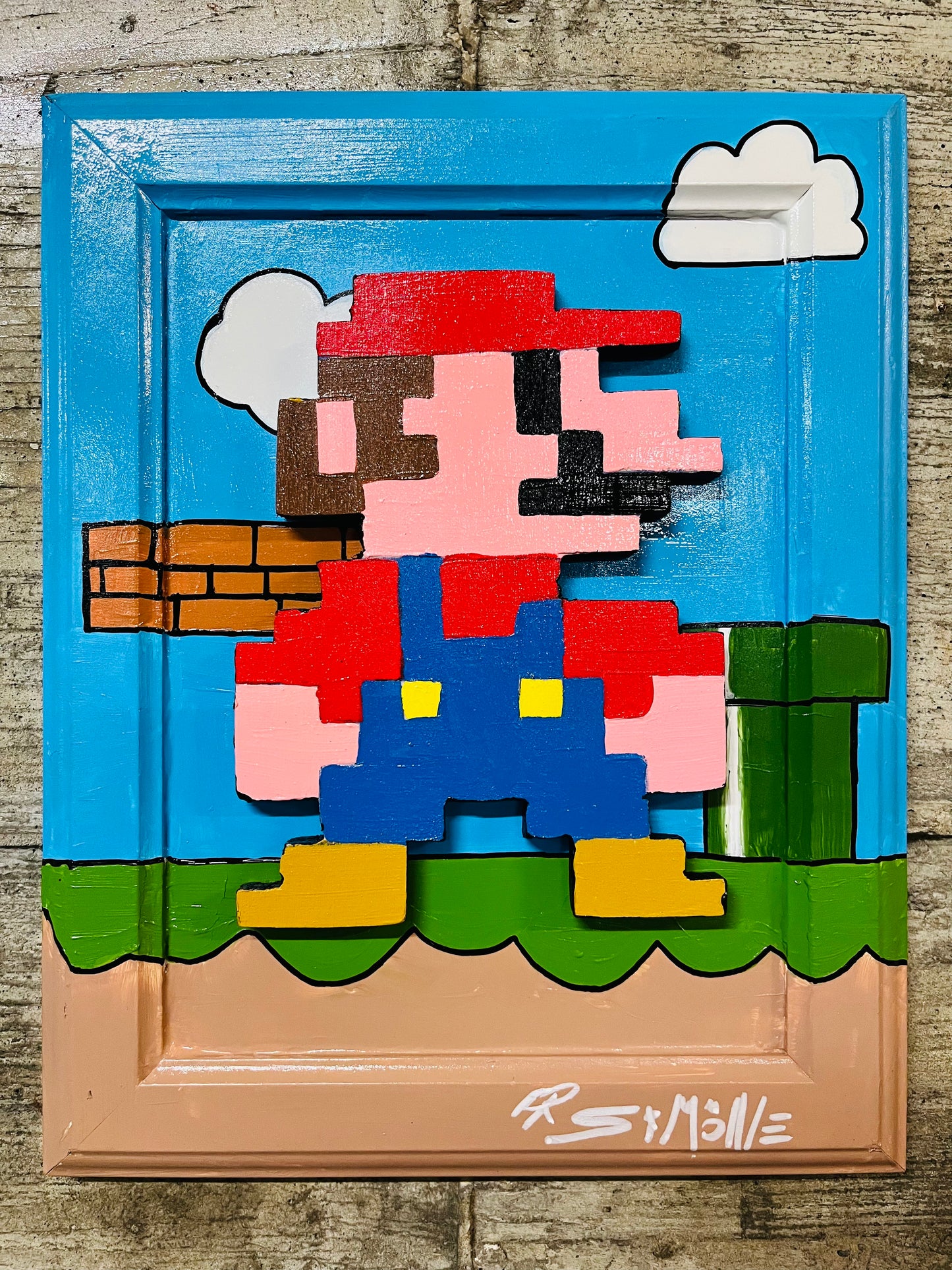 Super Mario 3d Pixel (NOW ON COMMISSION)