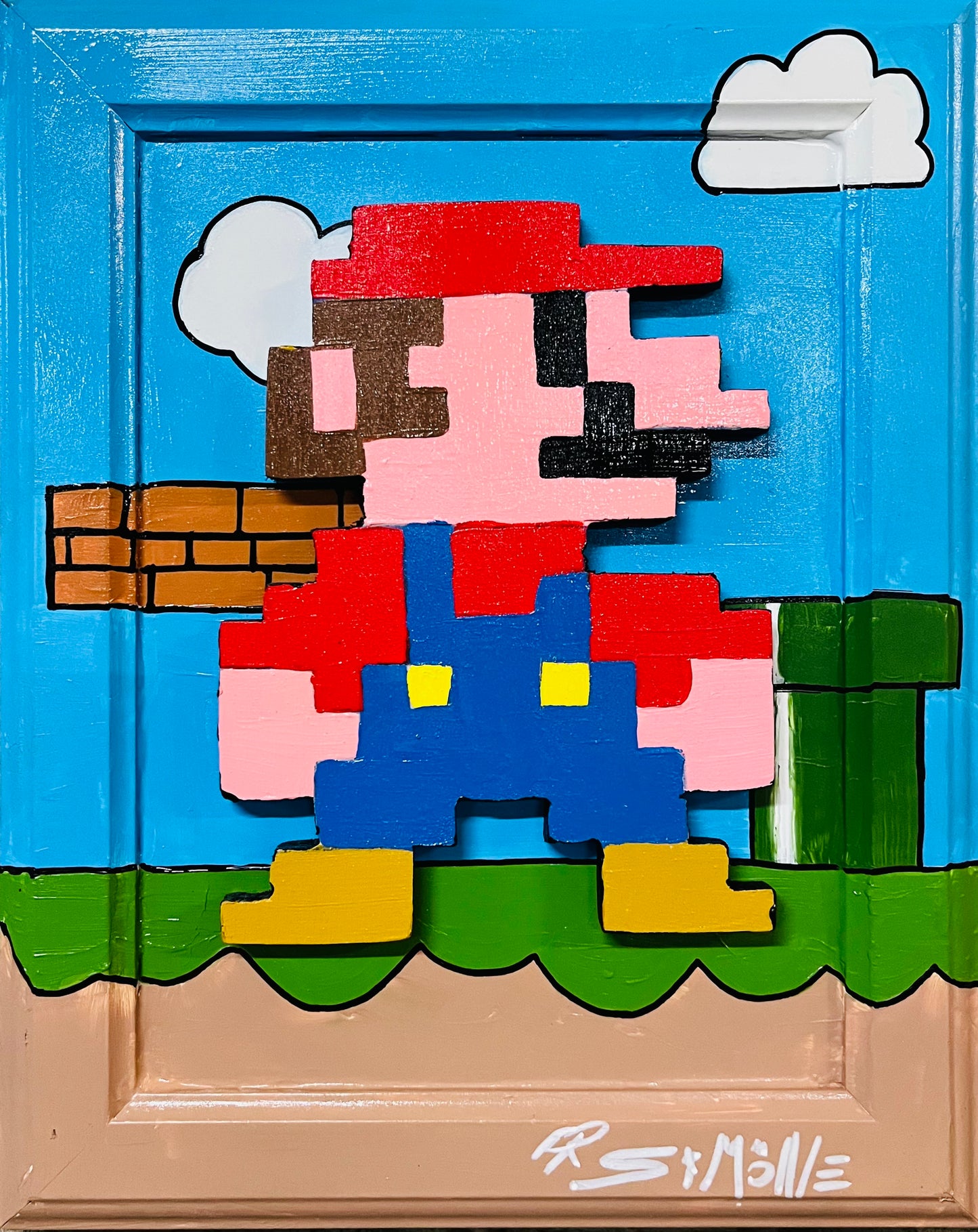 Super Mario 3d Pixel (NOW ON COMMISSION)