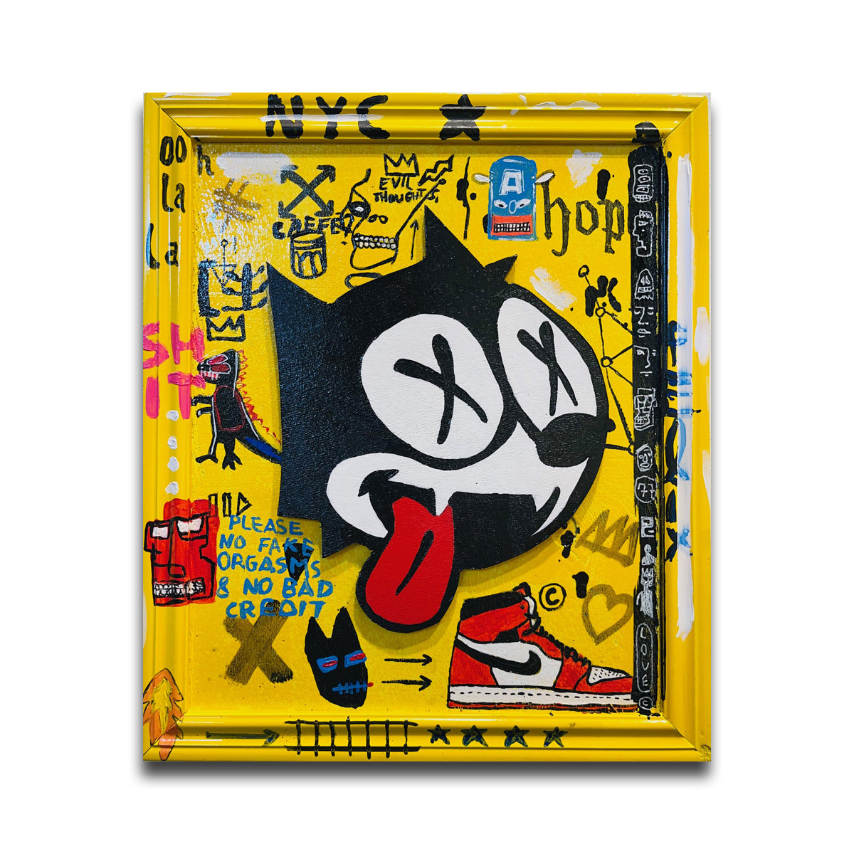 Felix the cat graffiti