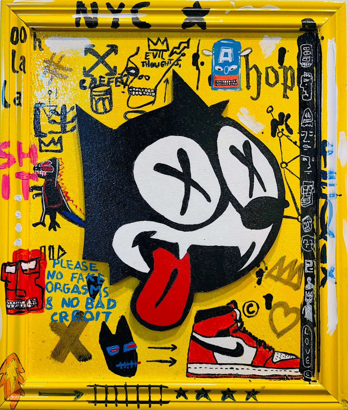 Felix the cat graffiti