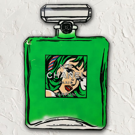 Chanel N.5 Green Roy Lichtenstein Edition
