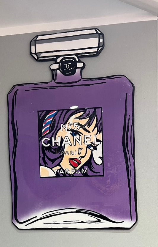 Chanel N.5 Purple Roy Lichtenstein Edition