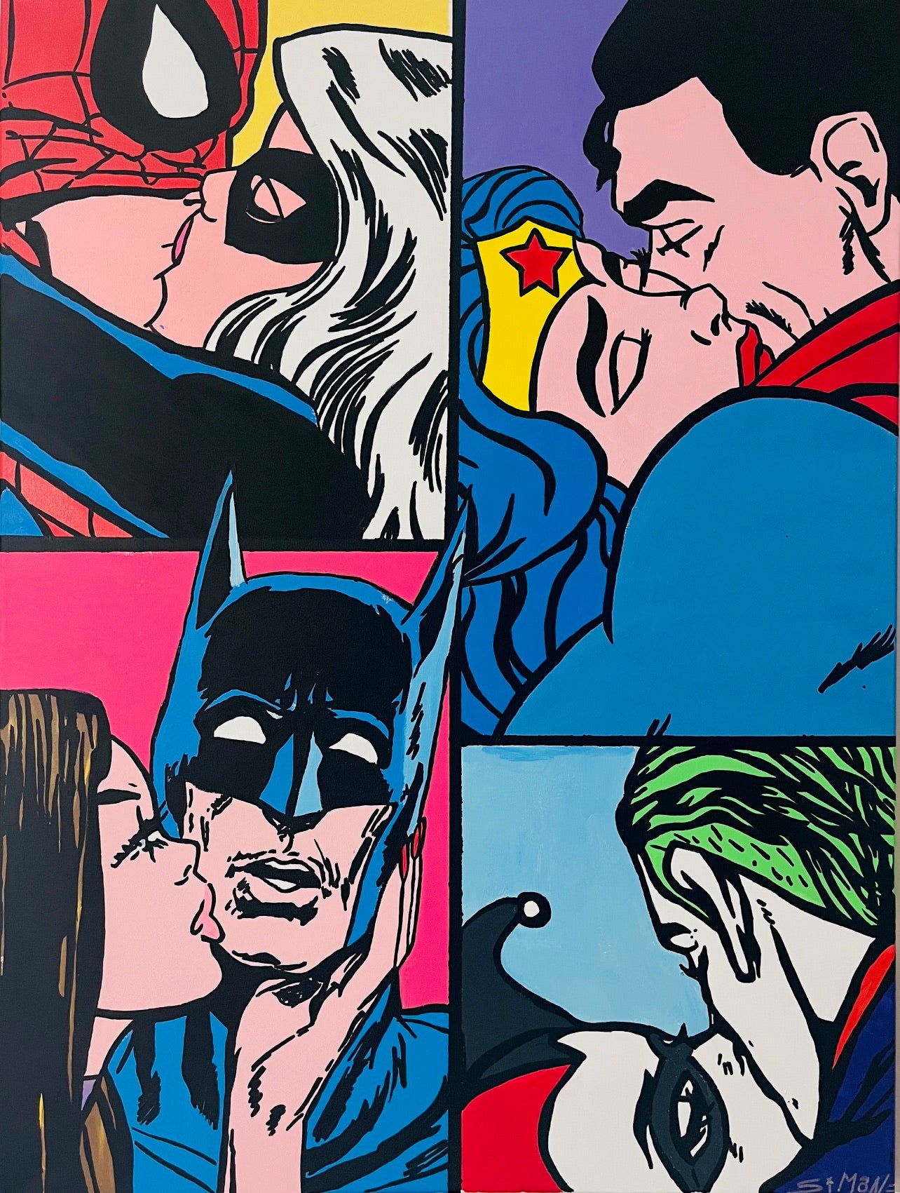 Superheroes in Love édition rouge