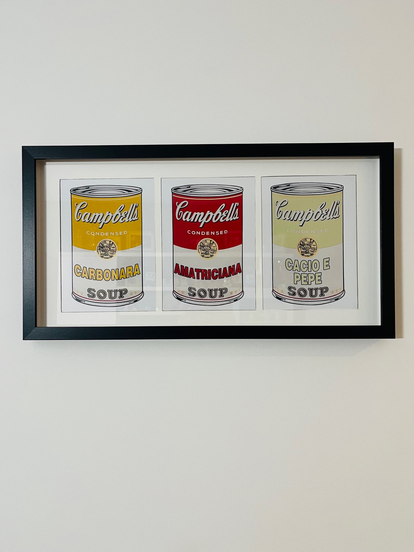 Campbell's Romana Soup - triptych