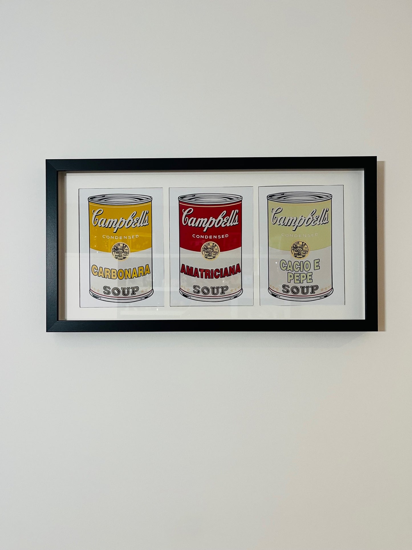 Campbell's Romana Soup - triptych