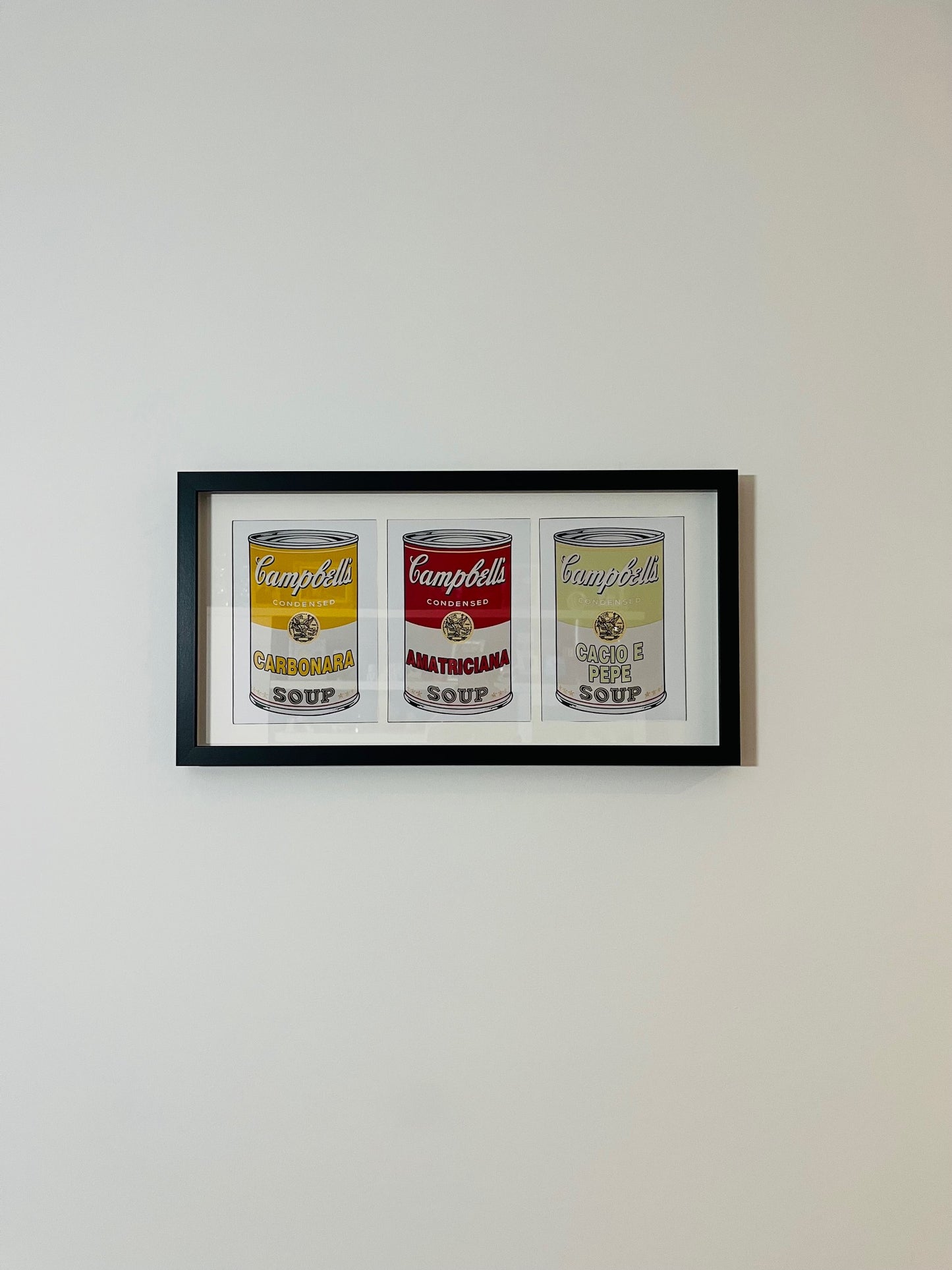 Campbell's Romana Soup - triptych