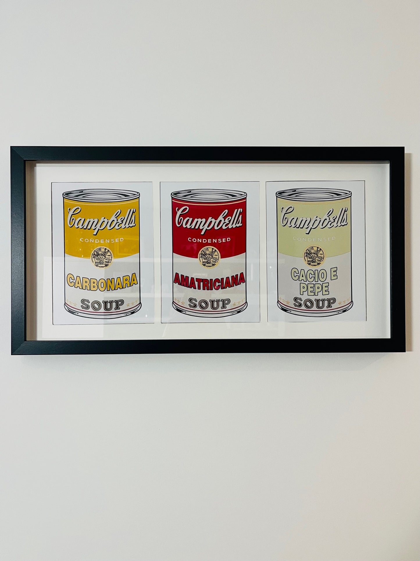 Campbell's Romana Soup - triptych