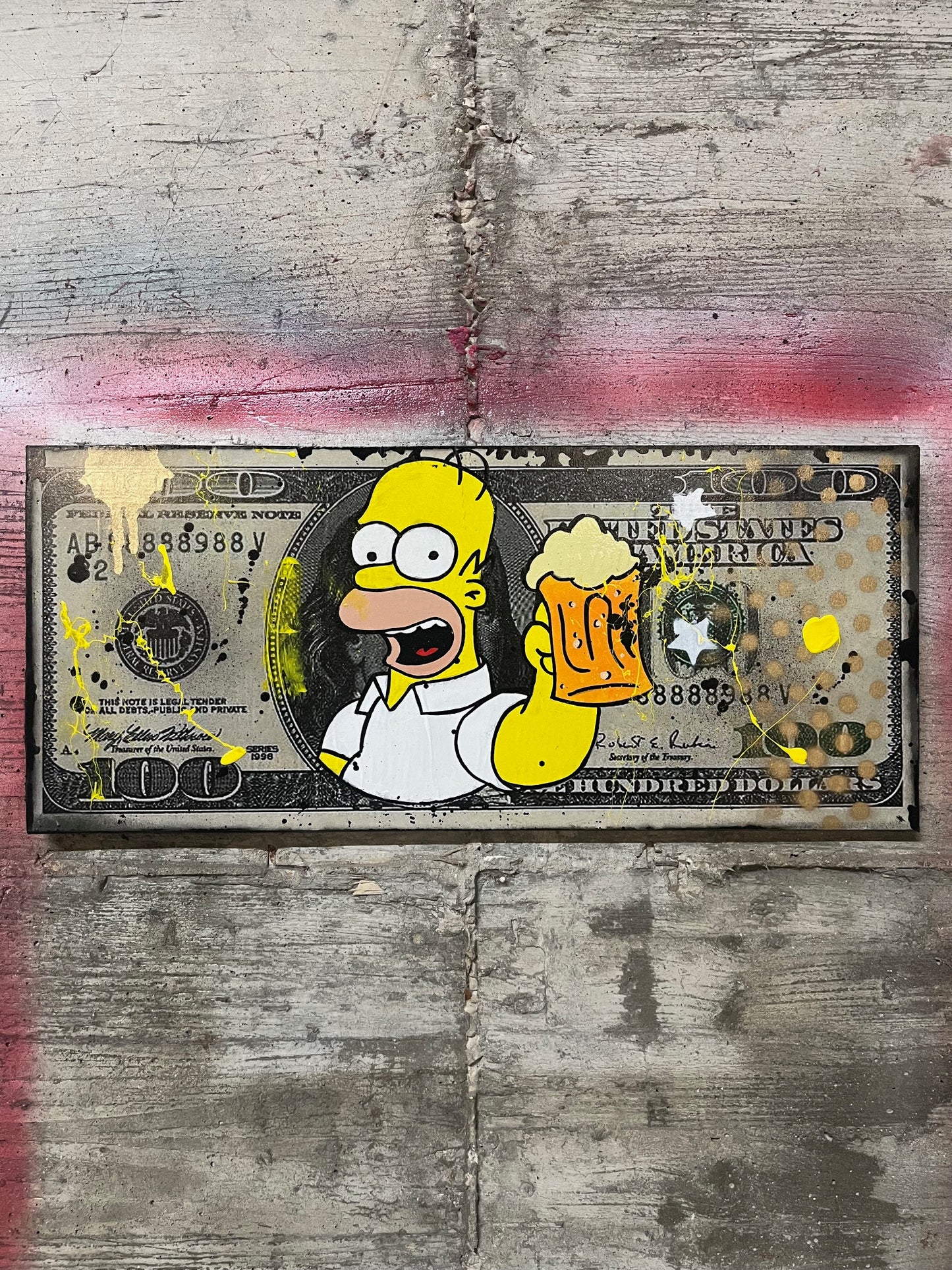 100 Dollar collection - Homer Simpson