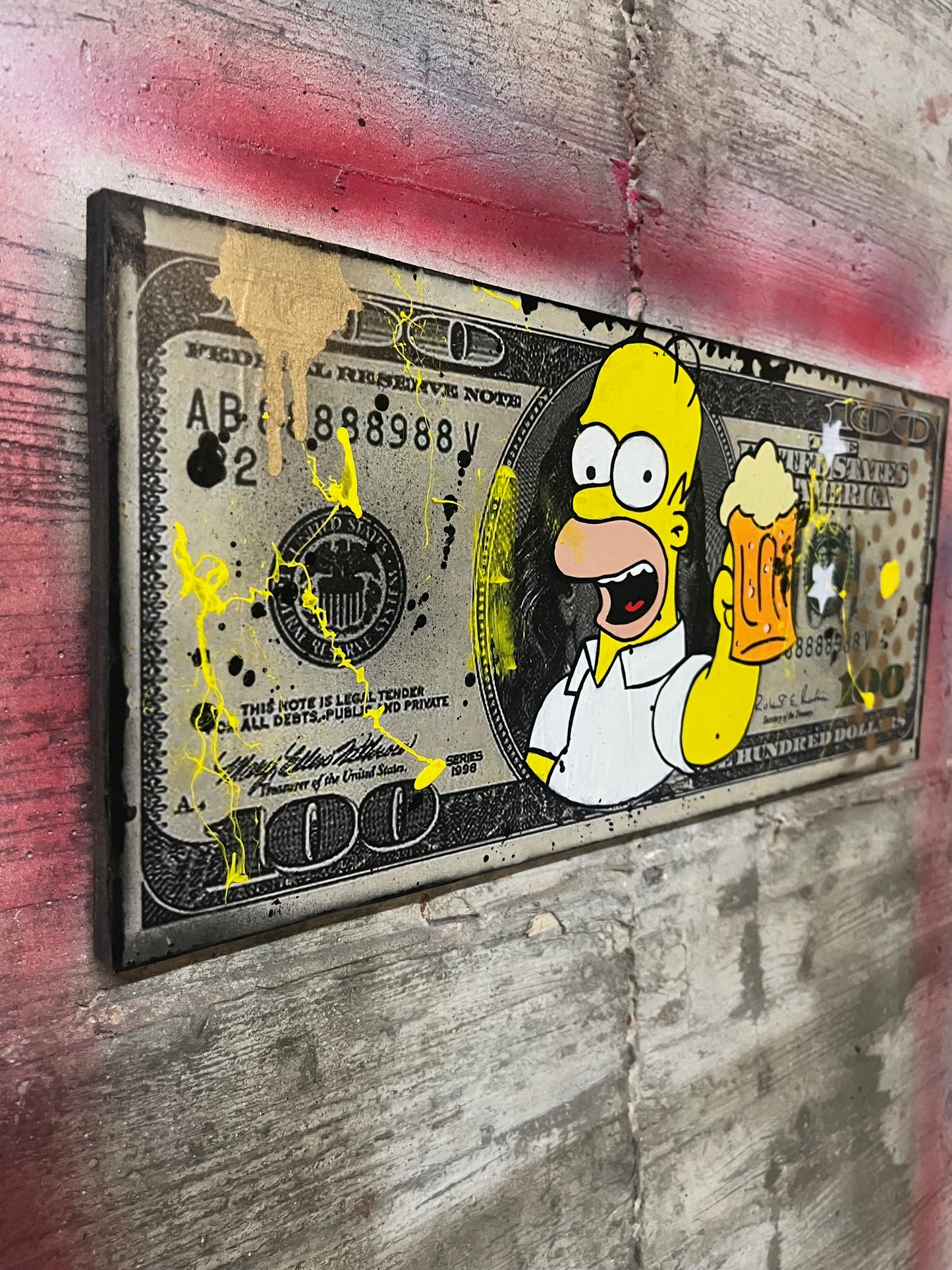 100 Dollar collection - Homer Simpson