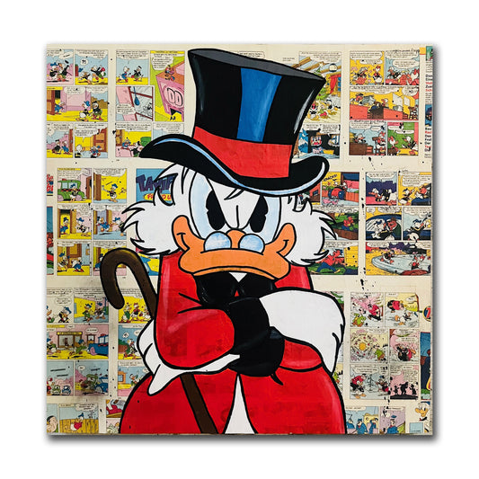 Uncle Scrooge Mix Media